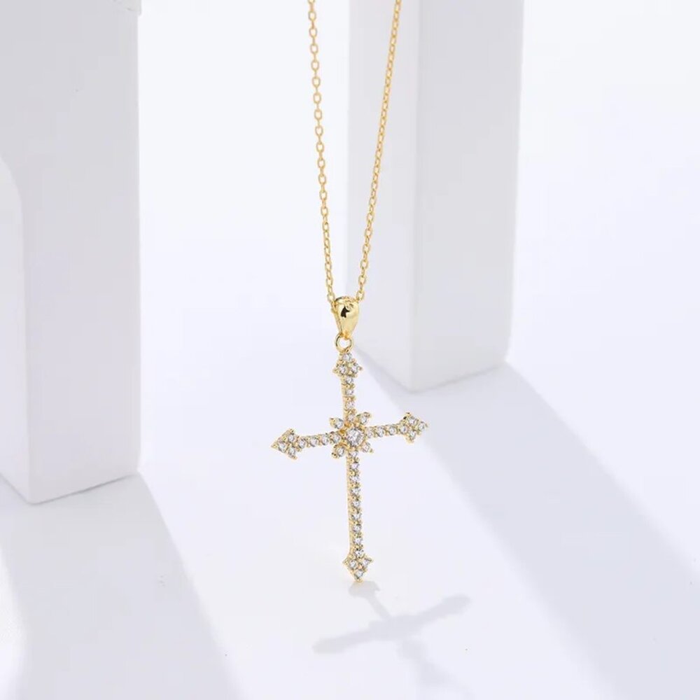 925 Sterling Silver Cross - Picture 3 of 7
